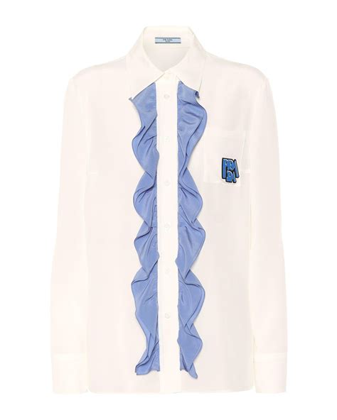 prada white singlet|prada silk shirts.